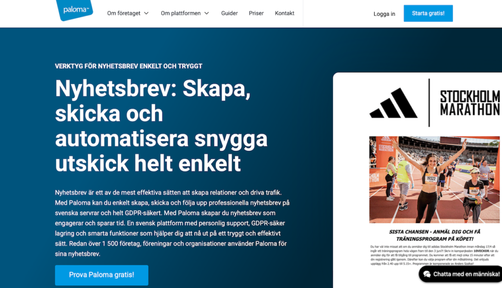 Paloma nyhetsbrev