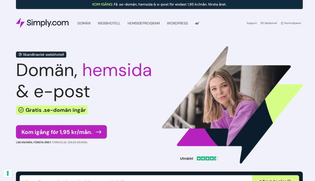 Simply.com webbhotell