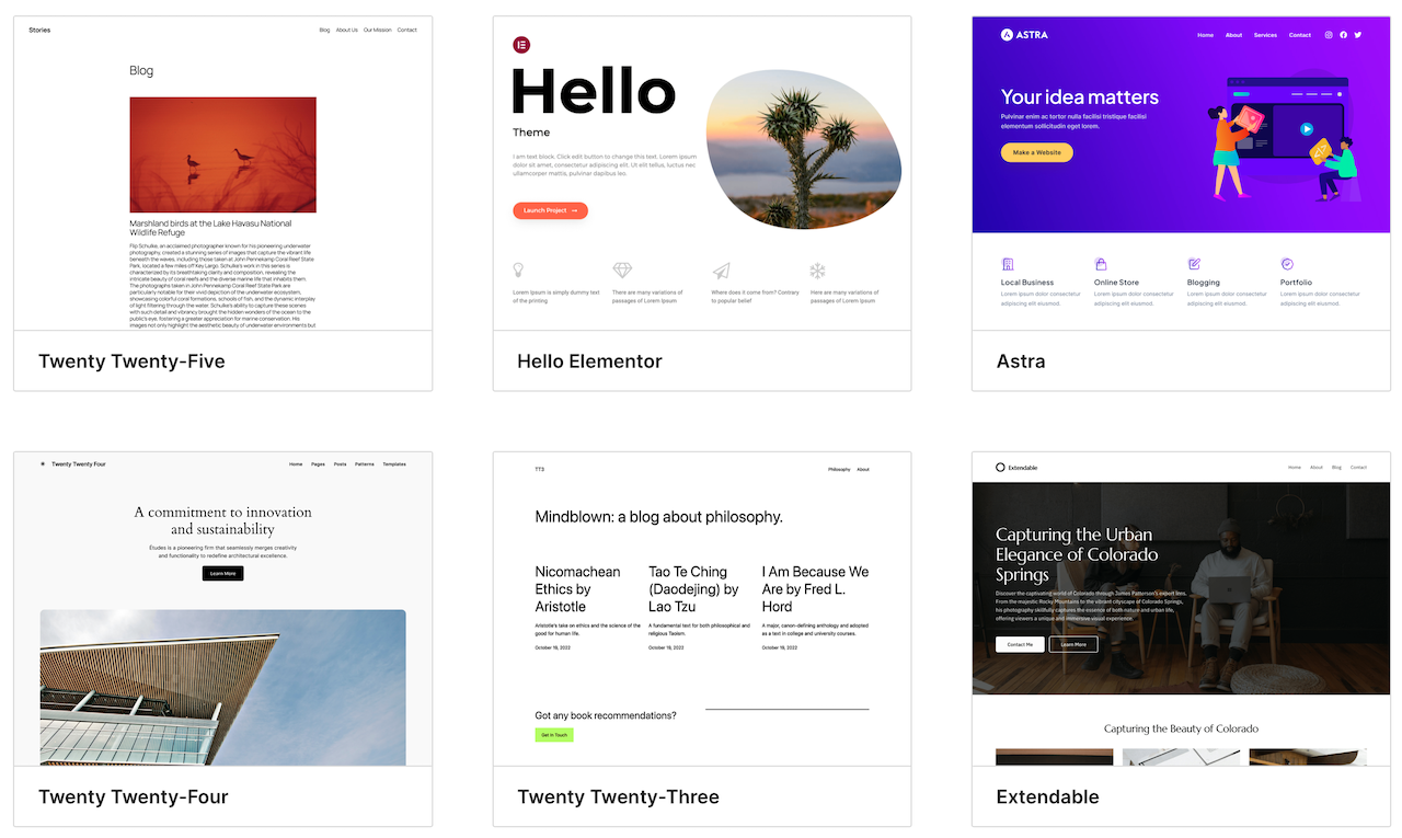 WordPress teman